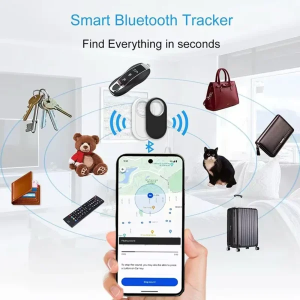 GPS Tracker for Samsung Android Tracker Work with Google Find My Bluetooth Locator Finder Global Positioning Anti-lost Smart Tag