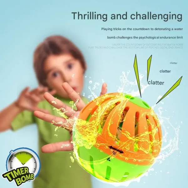 Slow Soak Timer Water Bombs 30 Pack Soft Splash Balloons for Kids Pool Party Outdoor Water Games